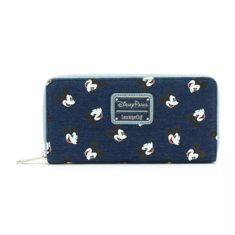 Loungefly Mickey Mouse Denim Wallet