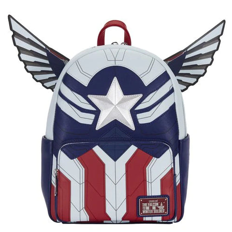 Loungefly x Marvel The Falcon and the Winter Solider Captain Falcon Mini Backpack