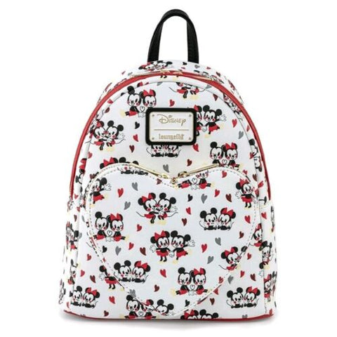 Mickey Mouse - Mickey & Minnie Heart Mini Backpack