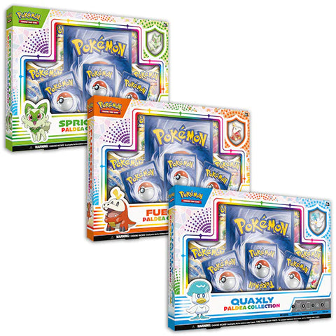 Pokémon TCG: Pokémon Paldea Collection Set of 3