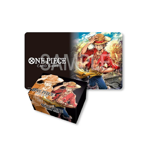 One Piece Card Game Playmat and Storage Box Set Monkey.D.Luffy