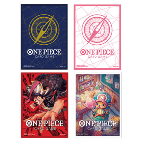 ONE PIECE CARD GAME: OFFICIAL SLEEVE 2 (4 KINDS ASSORTMENT) - set of 4